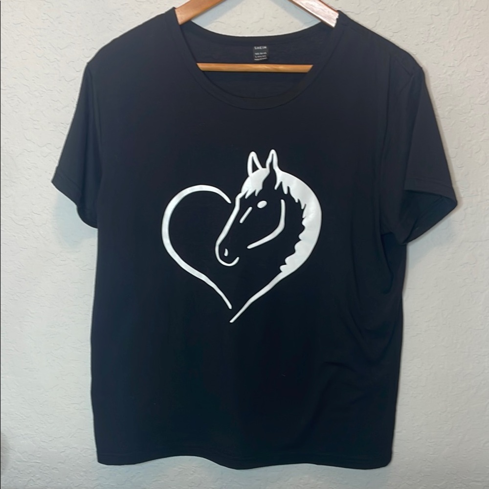 SHEIN Black T-Shirt